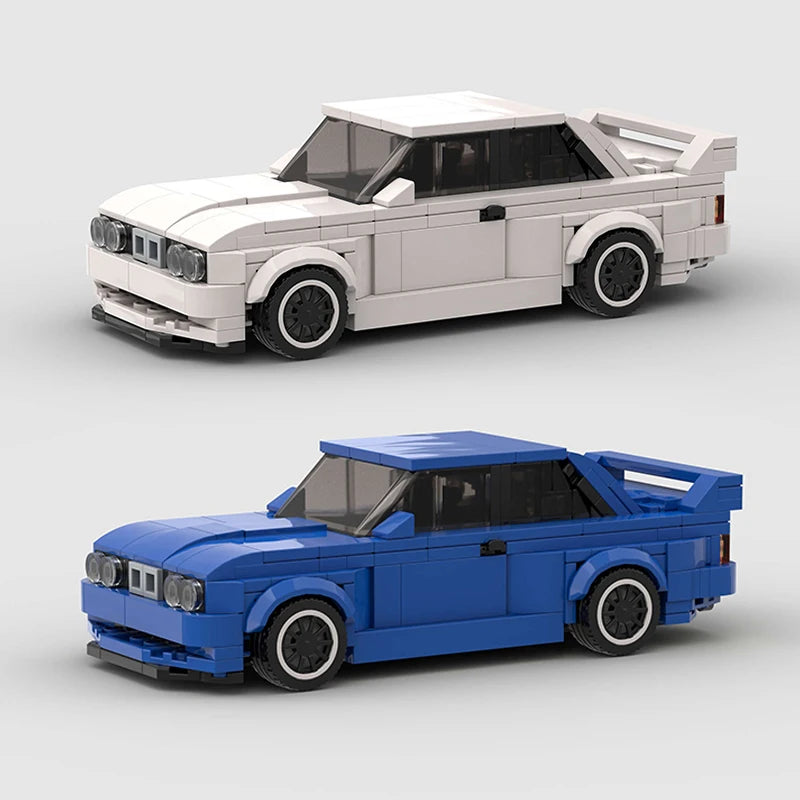 BMW E30 White/Blue